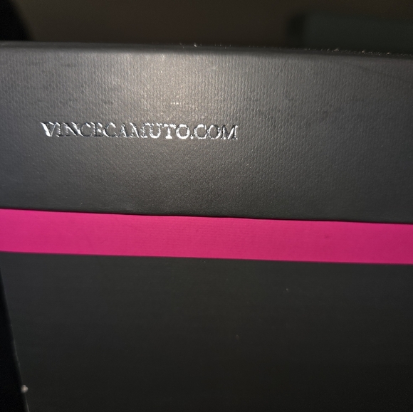 Vince Camuto Plum Croc-Embossed Leather Wide Calf Boots - Picture 10 of 10